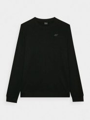 4F Bluza w kolorze czarnym rozmiar: L. Czarne bluzy bez kaptura męskie 4f, l. Za 105.38 zł.