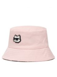 Karl Lagerfeld Kids Kapelusz Z31207 Różowy jasny. Czerwone czapki dziecięce Karl Lagerfeld Kids, bez wzorów, z bawełny. Za 147.99 zł.