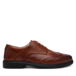 Półbuty Josef Seibel. Brązowe półbuty męskie Josef Seibel, bez zapięcia. Za 249.99 zł.