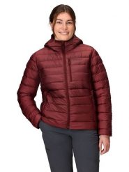 Marmot Kurtka pikowana "Highlander" w kolorze bordowym rozmiar: XL. Czerwone kurtki damskie Marmot, xl, bez wzorów, bez kaptura. Za 428.45 zł.