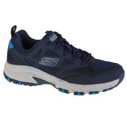 Buty do chodzenia męskie, Skechers Hillcrest. Niebieskie buty trekkingowe męskie Skechers, z materiału, bez zapięcia, trekkingowe. Za 339.00 zł.