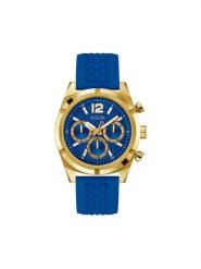 Guess Zegarek Resistance GW0729G1 Niebieski. Niebieskie, analogowe zegarki męskie Guess. Za 549.99 zł.