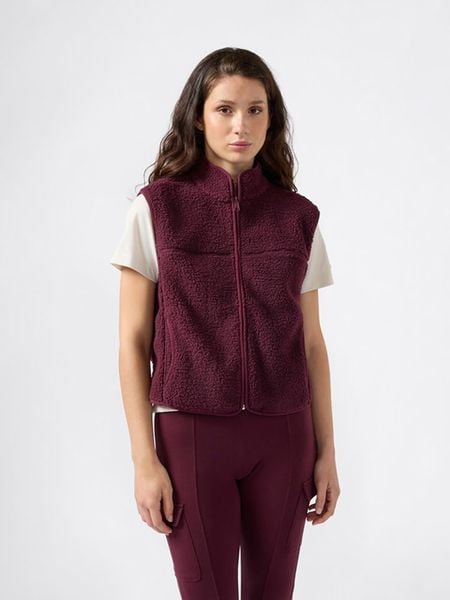 Champion Kamizelka polarowa w kolorze fioletowym rozmiar: M. Różowe kamizelki damskie CHAMPION, m, z polaru. Za 143.56 zł.