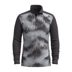 Bluza męska Smartwool Classic Thermal Merino Base Layer 1/4 Zip Boxed. Szare bluzy bez kaptura męskie Smartwool, m, z wełny. Za 459.99 zł.