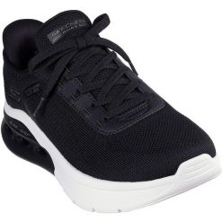 Buty sportowe męskie Skechers Bobs Arc Waves 2.0. Czarne buty sportowe na co dzień męskie Skechers, bez zapięcia. Za 390.00 zł.