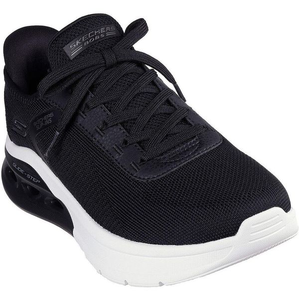 Buty sportowe męskie Skechers Bobs Arc Waves 2.0. Czarne buty sportowe na co dzień męskie Skechers, bez zapięcia. Za 390.00 zł.