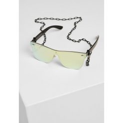 Okulary przeciwsłoneczne Urban classic 103 chain. Czarne okulary przeciwsłoneczne męskie Urban Classics. Za 168.00 zł.