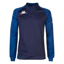 Bluza Kappa Trieste. Niebieskie bluzy bez kaptura męskie Kappa, m. Za 178.70 zł.