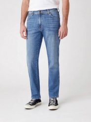 Wrangler Dżinsy "Texas" - Slim fit - w kolorze niebieskim rozmiar: W34/L34. Niebieskie jeansy męskie Wrangler. Za 213.18 zł.