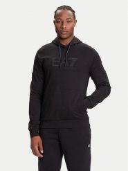 EA7 Emporio Armani Bluza 7M000903 AF13512 UC001 Czarny Regular Fit. Czarne bluzy bez kaptura męskie EA7 Emporio Armani, m, z bawełny. Za 389.99 zł.