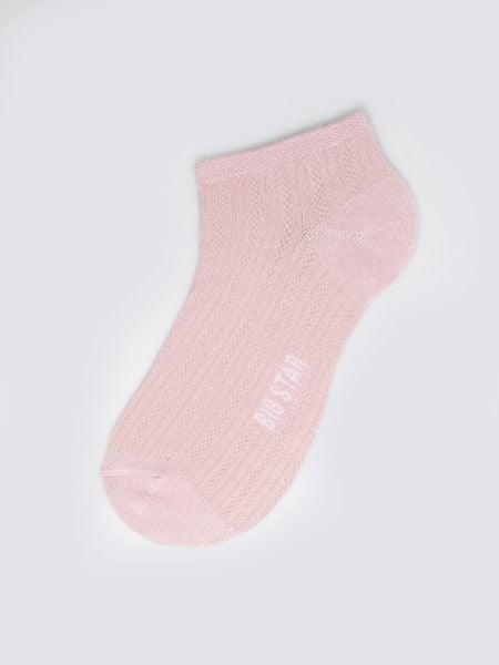 Stopki damskie ażurowe różowe Holiana 600. Czerwone skarpetki damskie Big Star, w ażurowe wzory, ze skóry. Za 19.99 zł.