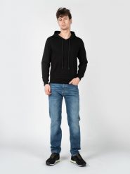 Iceberg Bluza "Hoodie" | E0206300 | Mężczyzna | Czarny. Czarne bluzy bez kaptura męskie Iceberg, m, z bawełny. W wyprzedaży za 589.00 zł.