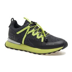 Buty męskie Napapijri Valley. Zielone buty trekkingowe męskie Napapijri, bez zapięcia, trekkingowe. Za 369.99 zł.