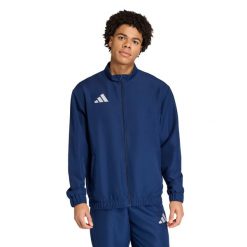 Bluza reprezentacyjna Entrada26. Niebieskie bluzy bez kaptura męskie Adidas, m, z poliesteru. Za 134.99 zł.