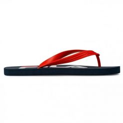 Japonki plażowe męskie Fila Troy Slipper. Czerwone klapki i japonki męskie Fila, z materiału. Za 40.99 zł.