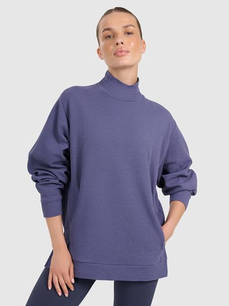 4F Bluza w kolorze fioletowym rozmiar: S. Różowe bluzy bez kaptura damskie 4f, s. Za 114.95 zł.