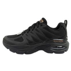 Buty Skechers Air Ventura-Revell 232657/BBK czarne. Czarne buty sportowe na co dzień męskie bez zapięcia. Za 553.48 zł.