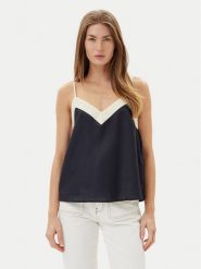 Vero Moda Top Denise 10329790 Czarny Regular Fit. Czarne topy damskie Vero Moda, m, bez wzorów, z wiskozy, bez kołnierzyka. Za 89.99 zł.