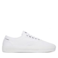 Tenisówki Tommy Hilfiger. Białe trampki i tenisówki męskie Tommy Hilfiger, bez wzorów, bez zapięcia. Za 369.99 zł.