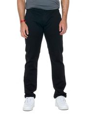 Leone 1947 Vintage Dept. Męskie spodnie chino z prostymi nogawkami z twillu. Czarne spodnie sportowe męskie LEONE 1947 APPAREL. Za 353.64 zł.