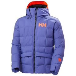 Kurtka z kapturem Helly Hansen Emiko Ridable. Fioletowe kurtki narciarskie i snowboardowe damskie Helly Hansen, l, bez wzorów, z kapturem, narciarskie. Za 1,632.00 zł.