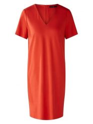 Oui Sukienka w kolorze czerwonym rozmiar: 36. Czerwone sukienki damskie Oui, bez wzorów, bez kołnierzyka, bez ramiączek, mini. Za 135.49 zł.