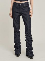 G-Star Dżinsy "G-Staq 3D" - Bootcut fit - w kolorze granatowym rozmiar: W30/L34. Niebieskie jeansy damskie G-Star. Za 346.95 zł.