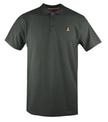 Klasyczna, Męska Koszulka Polo - Brave Soul - Kolor Khaki. Zielone koszulki polo męskie Brave Soul, na lato, l, bez wzorów, z bawełny, bez ramiączek. Za 75.00 zł.