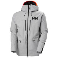 Kurtka narciarska Helly Hansen Garibaldi 2.0. Szare kurtki męskie Helly Hansen, m, bez wzorów, z poliamidu, bez kaptura. Za 1,696.50 zł.