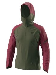 DYNAFIT Kurtka funkcyjna "TRANSALPER GTX" w kolorze zielono-bordowym rozmiar: L. Czerwone kurtki outdoor męskie Dynafit, l, bez wzorów, bez kaptura. Za 699.51 zł.