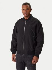 KARL LAGERFELD Kurtka bomber 505005 561533 Czarny Regular Fit. Czarne kurtki męskie Karl Lagerfeld, m, bez wzorów, z syntetyku, bez kaptura. Za 1,189.00 zł.
