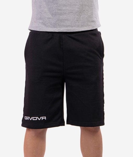 Spodenki sportowe Givova Terry Band czarne 2xl. Czarne szorty męskie Givova, bez wzorów, z bawełny, klasyczne. Za 104.34 zł.