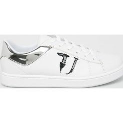 Trussardi Jeans - Buty. Czerwone buty sportowe na co dzień damskie TRUSSARDI JEANS, bez wzorów, z jeansu. W wyprzedaży za 299.90 zł.