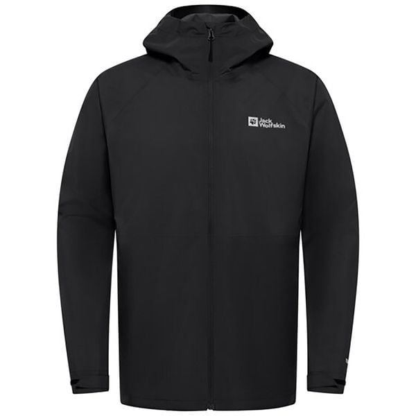 Kurtka przeciwdeszczowa męska Jack Wolfskin Prelight 2.5L LT. Czarne kurtki męskie Jack Wolfskin, l, bez wzorów, sportowe, bez kaptura. Za 589.99 zł.