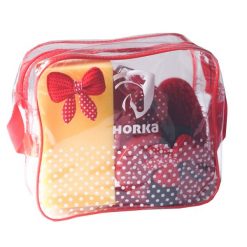 Torba do groomingu Horka Dot. Czerwone torebki klasyczne damskie HORKA, bez wzorów, bez dodatków. Za 164.00 zł.