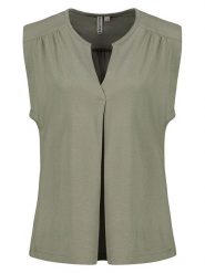 Eight2Nine Bluzka w kolorze khaki rozmiar: M. Brązowe bluzki damskie Eight2Nine, m, bez wzorów, bez kołnierzyka, bez ramiączek. Za 43.99 zł.