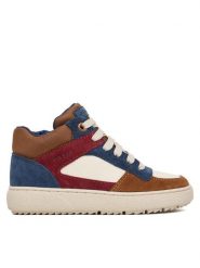 Geox Sneakersy J Theleven J46LDC 05422 C1MD6 M Brązowy. Brązowe buty sportowe chłopięce Geox, ze skóry, bez zapięcia. Za 189.99 zł.