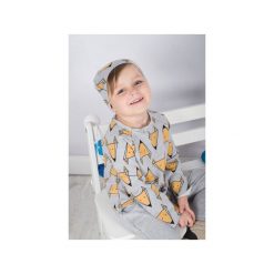 HOODIE | BLUZA DZIECIĘCA DRESOWA Z LISKAMI SZARA. Szare bluzy chłopięce Meleksima, bez wzorów, z bawełny, bez ramiączek, bez kaptura. Za 149.99 zł.