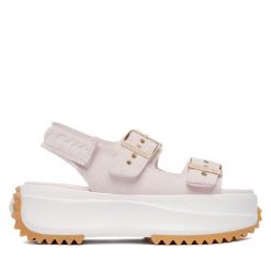 Sandały Converse. Brązowe sandały damskie Converse, bez wzorów, bez obcasa, na płaskiej podeszwie. Za 419.99 zł.