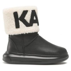 Śniegowce KARL LAGERFELD. Czarne śniegowce damskie Karl Lagerfeld. Za 959.99 zł.