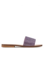 Liu Jo Klapki Saba 04 SA3147 T0380 Fioletowy. Fioletowe klapki damskie Liu Jo, bez wzorów, z tworzywa sztucznego, bez obcasa. Za 559.99 zł.