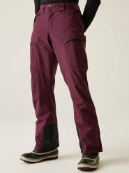 Dare 2b Spodnie narciarskie "Baseplate II" w kolorze bordowym rozmiar: XL. Czerwone spodnie materiałowe męskie Dare 2b, bez wzorów. Za 283.48 zł.