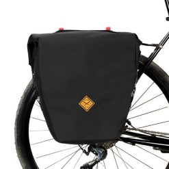 Torba rowerowa Pannier Large w kolorze czarnym RESTRAP. Czarne torebki klasyczne damskie RESTRAP, bez wzorów, z materiału, bez dodatków. Za 521.20 zł.