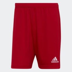 Spodenki piłkarskie męskie adidas Entrada 22. Białe szorty męskie Adidas, bez wzorów, sportowe. Za 46.99 zł.