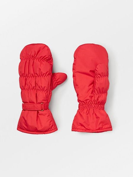 Becksöndergaard Rękawiczki w kolorze czerwonym rozmiar: S/M. Czerwone rękawiczki damskie Becksöndergaard, bez wzorów. Za 82.99 zł.