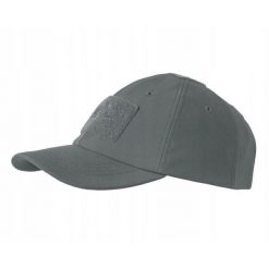 Czapka baseballowa z daszkiem. Szare czapki męskie HELIKON-TEX, bez wzorów. Za 80.99 zł.