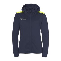 Damska bluza dresowa z kapturem Kempa Emotion 27. Niebieskie bluzy z kapturem damskie KEMPA, l, z dresówki. W wyprzedaży za 200.00 zł.