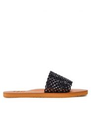 Billabong Klapki Siesta C9FF18BIP2 Czarny. Czarne klapki damskie Billabong, bez wzorów, z tworzywa sztucznego, bez obcasa. Za 69.99 zł.