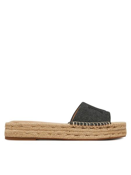 LAUREN RALPH LAUREN Espadryle Polly 802966866002 Beżowy. Brązowe espadryle damskie Lauren Ralph Lauren, bez wzorów, z materiału, bez obcasa. Za 629.99 zł.