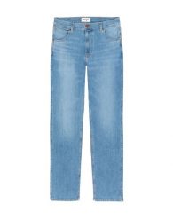 WRANGLER GREENSBORO MĘSKIE SPODNIE JEANSOWE JEANSY DŻINSY LIME LIGHT 112339304 W15Q007144. Zielone jeansy męskie Wrangler. Za 229.99 zł.